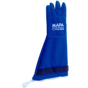 MAPA® Cryoplus 2.1 Waterproof Cryogenic Gloves, 18"L, Blue, 1 Pair, Size 9, CRYPLS214509