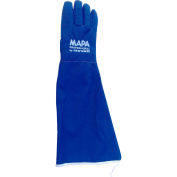 MAPA® Cryoplus 2.1 Waterproof Cryogenic Gloves, 22"L, Blue, 1 Pair, Size 9, CRYPLS215509
