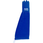 MAPA® Cryoplus 2.1 Waterproof Cryogenic Gloves, 26"L, Blue, 1 Pair, Size 9, CRYPLS216509
