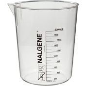 Thermo Scientific Nalgene PMP Griffin Low-Form Plastic Beaker, 400mL, Case of 24