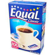 Equal® Sugar Substitute, Classic, 0.03 oz. , 100/Box