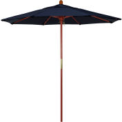 California Umbrella 7.5' Patio Umbrella - Olefin Navy - Hardwood Pole - Grove Series