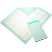 Medline® Deluxe Disposable Fluff and Polymer Underpads, 30" x 36", Green, 75/Case