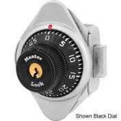 Master Lock® No. 1671MDRED Built-In Combination Deadbolt Lock - Red Dial - Left Hinged