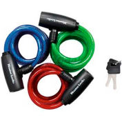 Master Lock® No. 8127TRI Cable Lock 3-Pack Keyed Alike 6'L Keyed Cable Bike lock - Pkg Qty 4