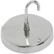 Master Magnetics Ceramic Magnetic Hook MHHH20BX - 20 Lbs. Pull Nickel - Chrome Plating