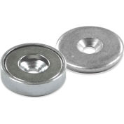 Master Magnetics Neodymium Latch Magnet NMLKIT5 - 30 Lbs. Pull Nickel - Chrome Plating