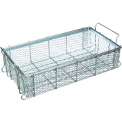 16' x 10' Stainless Steel Mesh Parts Washer Basket, 1/2' Mesh