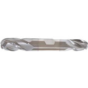 Made in USA 4 Flute Carbide Ball Single End Mill 11/32" Dia 3/8" Shank 9/16" Flute 2-1/2" OAL