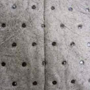 Universal Dimpled Absorbent Pads, Heavy Weight, 18" x 15", Gray, 100/Bale