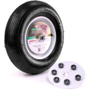 Martin Wheel 16" Wheelbarrow & Garden Cart Wheel 408TTRIB32 - 480/400-8 - Universal Hub - 5/8" BB