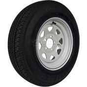 Martin Wheel 205/75R-14 Radial Trailer Tire & Custom Spoke Wheel Assembly DM205R4C-5CI