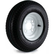 Martin Wheel Kenda Loadstar Trailer Tire and 4-Hole Wheel (4/4) DM408C-4I - 480/400-8 - LRC - 6 Ply