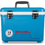 Engel®: UC13B Cooler/Dry Box 13 Qt., Blue, Polypropylene