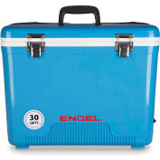 Engel®: UC30B Cooler/Dry Box 30 Qt., Blue, Polypropylene