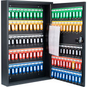 Barska® 100 Keys Combination Adjustable Lock Box, 21-3/4"W x 14-3/4"D x 3"H - Black