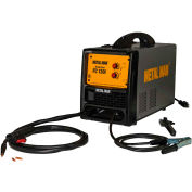 Metal Man FC130i Inverter Powered Flux Core Wire Feed Welder, 8 ft Torch Length, 20 Amp Input
