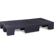 MasonWays™ 36186 HP/FL Display Base Pallet Side Stack 36"W x 18"D x 6"H Black