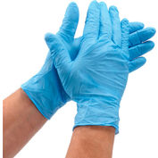 Defend® Medical/Exam Textured Nitrile Gloves, Powder-Free, Blue, XL, 100/Box, NG-2006