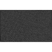 Skid-Resistant Heavy-Duty Door Mat - Charcoal Black - 3' x 4