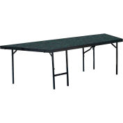 NPS® Stage Pie Compatible With a 4'x8'x32" Stage, Gray Carpet