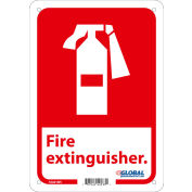 Global Industrial&#8482; Fire Extinguisher Sign, 10x7, Rigid Plastic