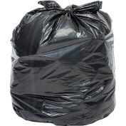 Global Industrial Super Duty Black Trash Bags - 55 to 60 Gal, 2.5 Mil, 75 Bags/Case