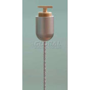 Cable W/Quick Fit Toggles for 1.5mm Cables, 13' 1-1/2"L, Satin Chrome