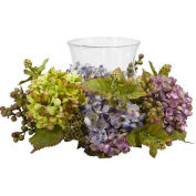 Nearly Natural Mixed Hydrangea Candelabrum Silk Arrangement