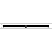 Newstripe Line Stencil, 1/8" Thick, PolyTough, Plastic, White