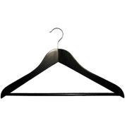 NAHANCO 2007-15B Suit Hanger-Executive Series, 17"L, Wood-BK, Pkg Qty 50