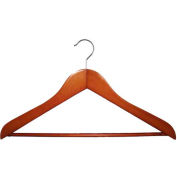NAHANCO 2007-15C Suit Hanger-Executive Series, 17"L, Wood-CY, Pkg Qty 50