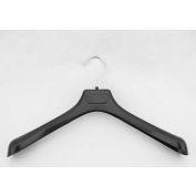 NAHANCO 2263 Jacket Hanger-Concave Wide Shouldered, 16-1/2"L, Plastic-BK, Pkg Qty 50