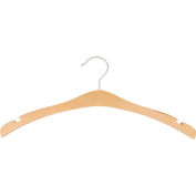 NAHANCO 30017 Top Hanger-Signature Series, 17"L, Wood-Natural, Pkg Qty 100