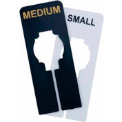 NAHANCO QSD-W Universal Queen Size Divider, 2"W x 5"H, Plastic-WH, Pkg Qty 100 - Pkg Qty 100