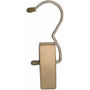 NAHANCO S610 Jaws Hang All Clip Brushed Chrome W/E Hook, 3/4"W x 4-1/2"H, Metal-Brushed Chrome
