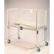 NK Medical Infant Standard Crib E1980CLT, 30"W x 44"L x 61"H, Trendelenburg Deck, Epoxy