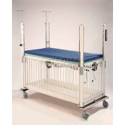 NK Medical Infant ICU Standard Crib E2080CL, 30"W x 44"L x 61"H, Flat Deck, Epoxy