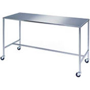 NK Medical IT-201634-HB Stainless Steel Table with H-Brace Shelf 20x16x34