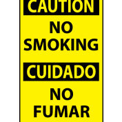 Bilingual Machine Labels - Caution No Smoking