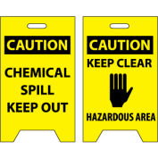 Floor Sign - Caution Chemical Spill Keep Out