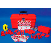 National Marker LOTO1 Lockout Station 30 x 24 Equipped High Impact Polystyrene