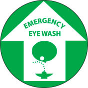 Walk On Floor Sign - Emergency Eye Wash