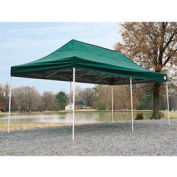 10x20 S T Popup Canopy - Green Cover w/Black Roller Bag