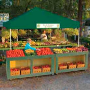 12x12 S T Popup Canopy - Green Cover w/Black Roller Bag