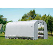 ShelterLogic, 70592, GrowIt Heavy Duty Walk-Thru Greenhouse Round-Style 12 ft. x 20 ft. x 8 ft.