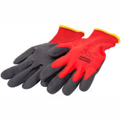 NorthFlex Red Nylon with Foam PVC, Gloves, NF11/9L, 1 Pair - Pkg Qty 12