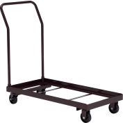 Interion&#174; Chair Cart For Folding Chairs - Horizontal Stack - 36 Chair Capacity