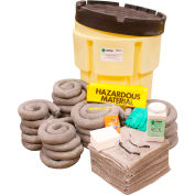 ENPAC® 95 Gallon SpillPack Spill Kit, Aggressive, Easy-Off Lid, Yellow, 1491-YE