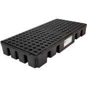 ENPAC® Black Diamond 2 Drum Spillpallet 5117-BD with No Drain - Low Profile - 1000 Lb. Cap.